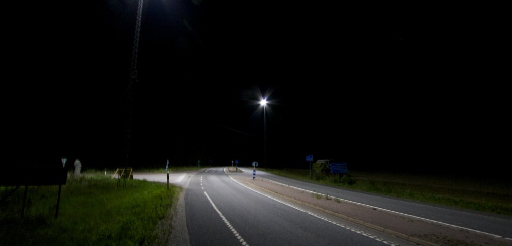 Trafikverket spar 86% energi på väg 77