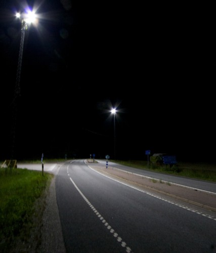 Trafikverket spar 86% energi på väg 77