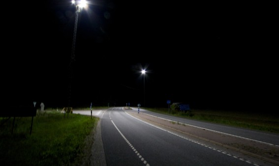 Trafikverket spar 86% energi på väg 77