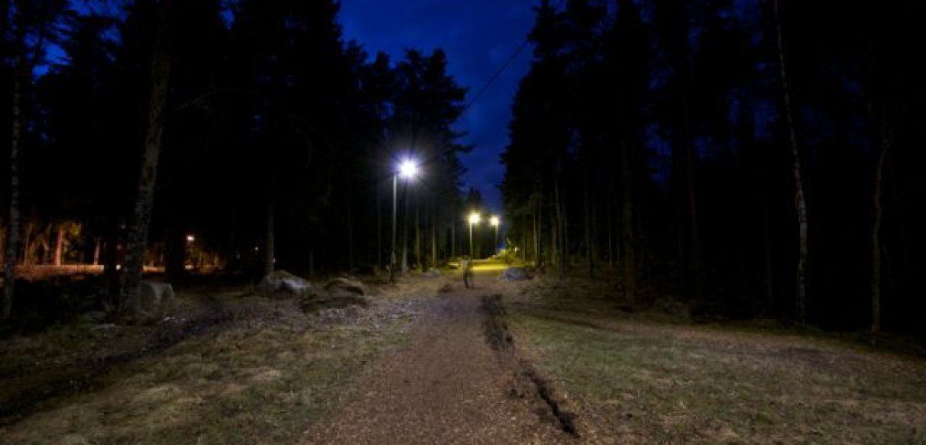 Knivsta kommun - LED med rörelsesensor i elljusspåret