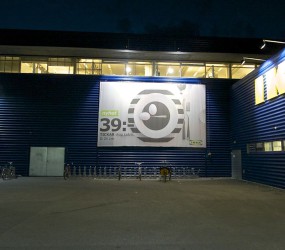 Skylt och annonsbelysning, IKEA Kungens Kurva