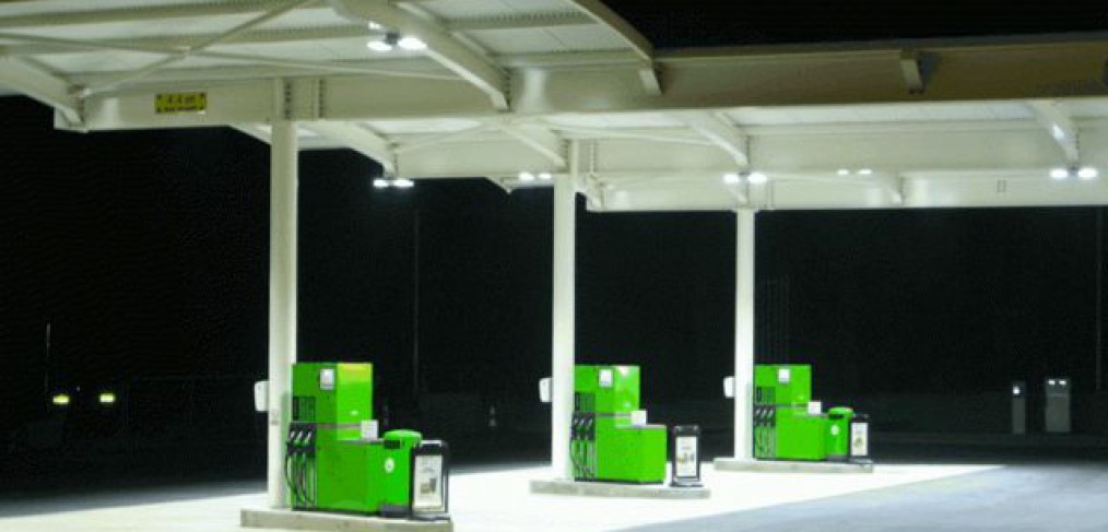 Lägre energiförbrukning och höjd säkerhet på bensinstationer
