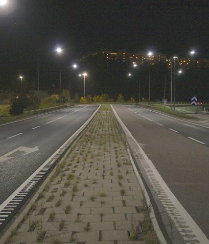 Väg 260 (Sicklavägen) - bättre ljus och lägre energiförbrukning med ny LED-belysning