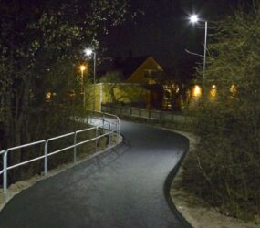 Gång- & cykelväg, Länsmansvägen Upplands-Väsby