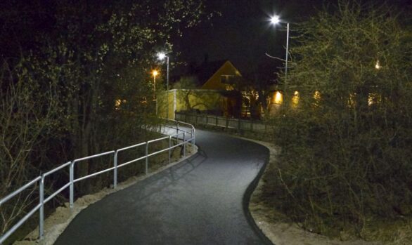 Gång- & cykelväg, Länsmansvägen Upplands-Väsby