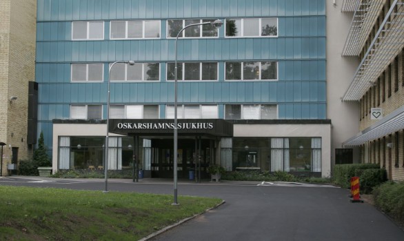 Utomhusbelysning, Oskarshamns sjukhus