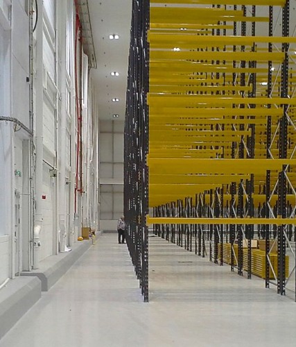 Efter LED installation - effektiv miljöbelysning