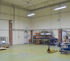 Smart LED i Marels produktionslokaler