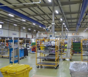 Smart LED i Marels produktionslokaler