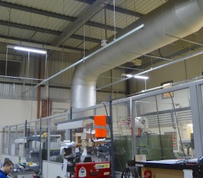 Smart LED i Marels produktionslokaler