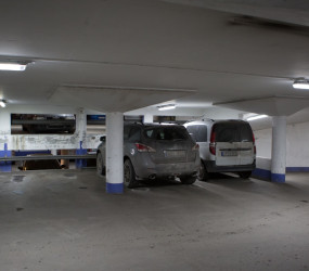 Smart LED-belysning i Greenparks parkeringsgarage