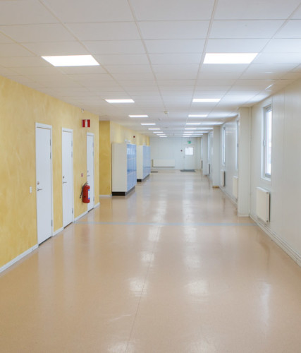 Dagsljusvit och uppiggande belysning på kontoret