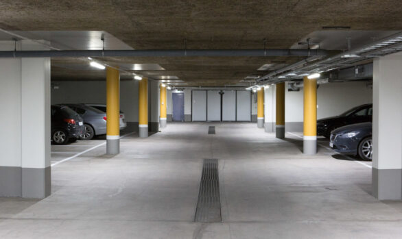 Smart LED-belysning i Kungsledens P-garage