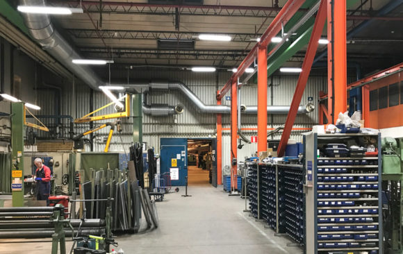 NKT ville ha Smart LED i serviceverkstaden