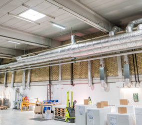Smart-LED belysning i Antalis lager