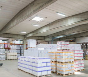 Smart-LED belysning i Antalis lager