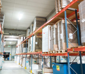 Smart-LED belysning i Antalis lager