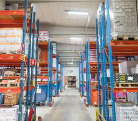 Smart-LED belysning i Antalis lager