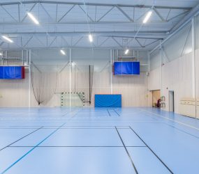 LED i gymnastikhall ger bättre förutsättningar för idrottsutövarna
