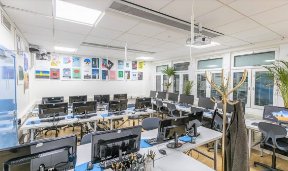 Designgymnasiet skapar en kreativ och stimulerande miljö