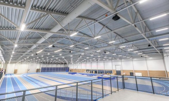 MondeVerde levererar belysning till en ny gymnastik- och friidrottshall i Södertälje