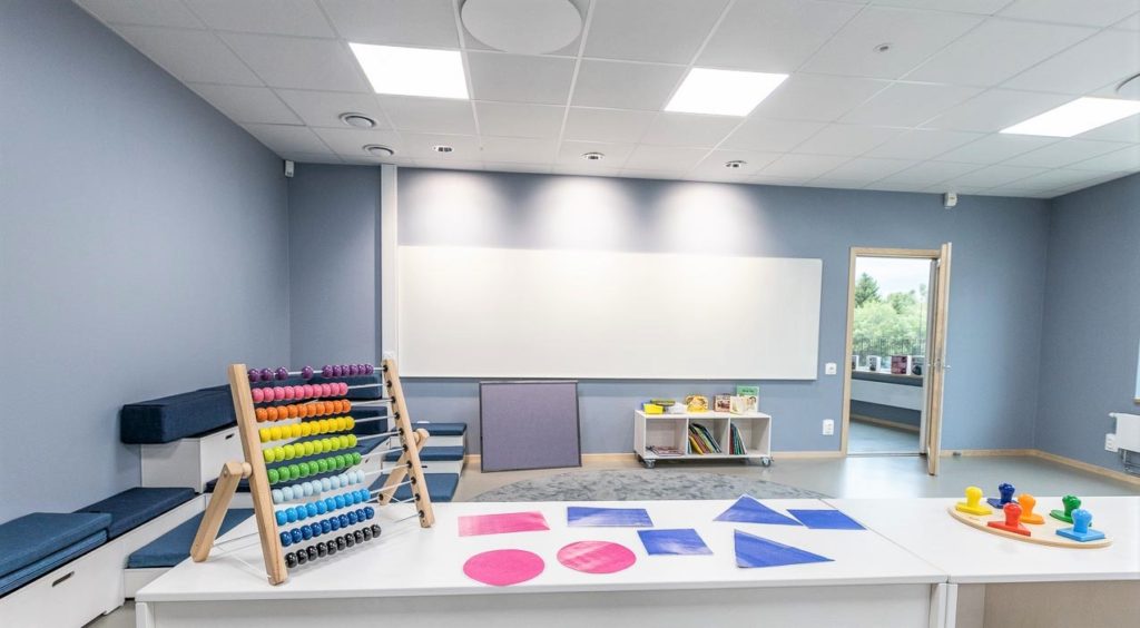 Nybyggd skola i unikt inspirerande hus