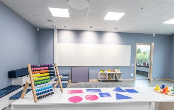 Nybyggd skola i unikt inspirerande hus