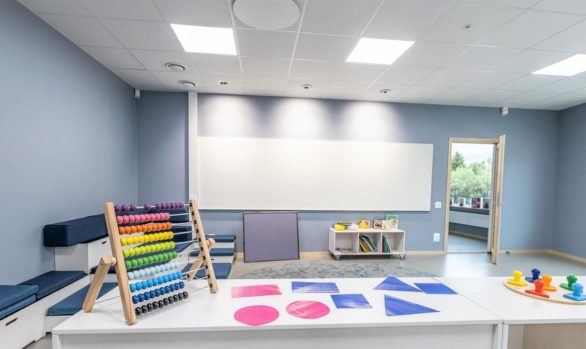Nybyggd skola i unikt inspirerande hus
